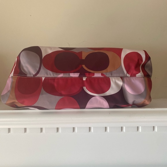 Coach Scarf Print Sateen Bag. - Picture 5 of 9